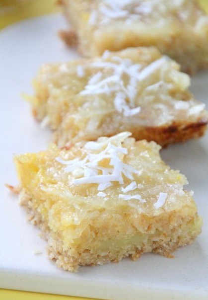 Coconut Lemon Square Coconut Lemon Square